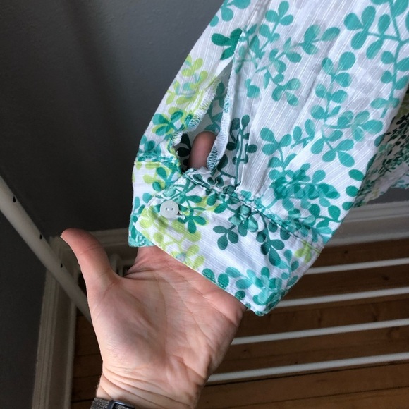 Woolrich Button Up 3/4 sleeve size m - Picture 5 of 8